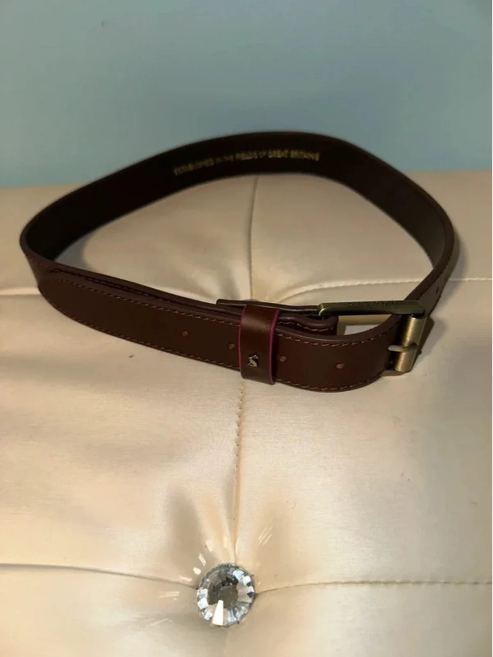 Genuine Vintage Leather Belt British UK Earthcore Joules S
